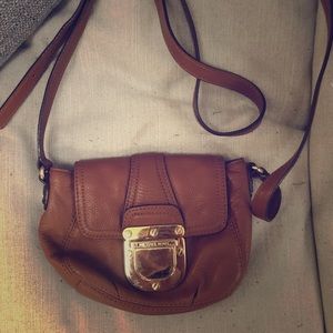 Brown Leather Michael Kors Crossbody